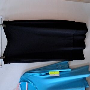 NWT Sympli Black Long Skirt With Side Zipper